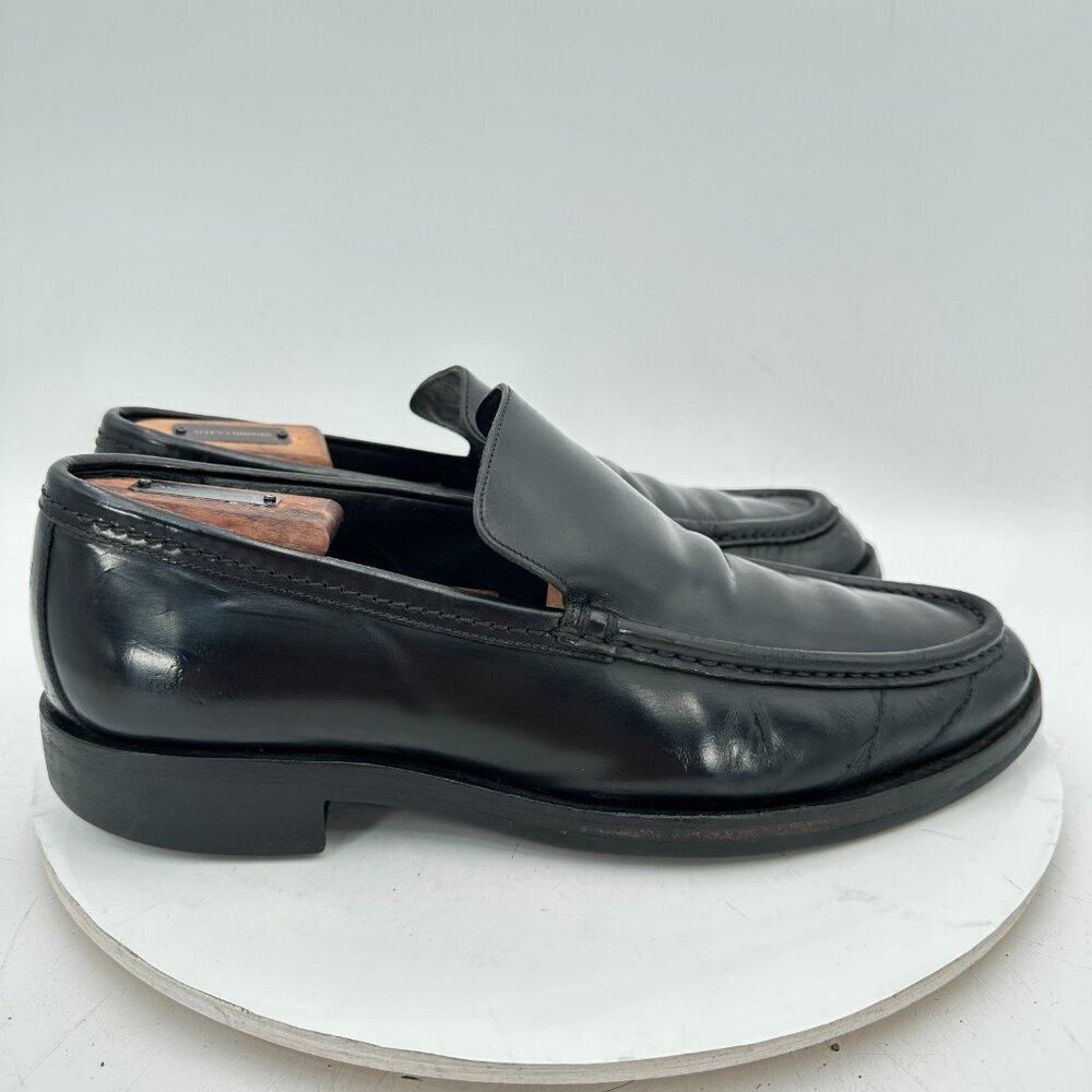 Gucci Men Size UK 8.5D US 9 Black Leather Pull On Penny Loafer Dress Shoes - Picture 4 of 12